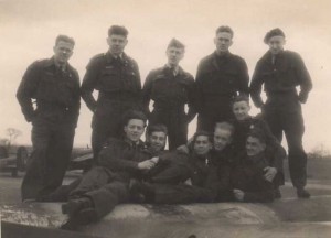 'Nobby' Blundell 1940s, back row, second from right